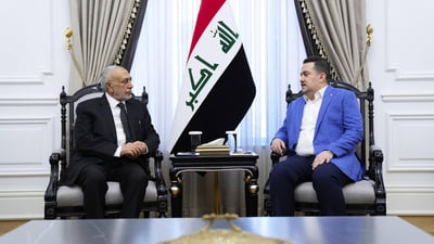 Al-Sudani, Al-Mashhadani discuss Israel-Iran conflict, November elections