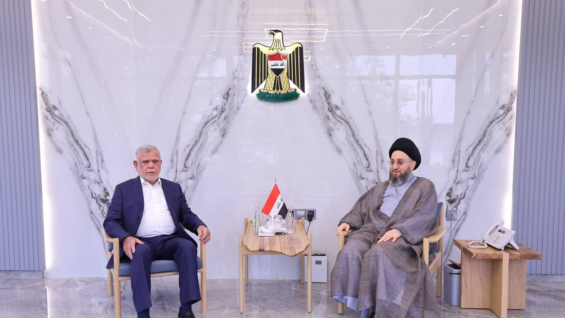 لقاء الحكيم والعامري بعد منح الثقة.. 4 رسائل أبرزها وحدة الإطار وحسم الوزارات