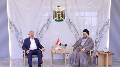 لقاء الحكيم والعامري بعد منح الثقة.. 4 رسائل أبرزها وحدة الإطار وحسم الوزارات