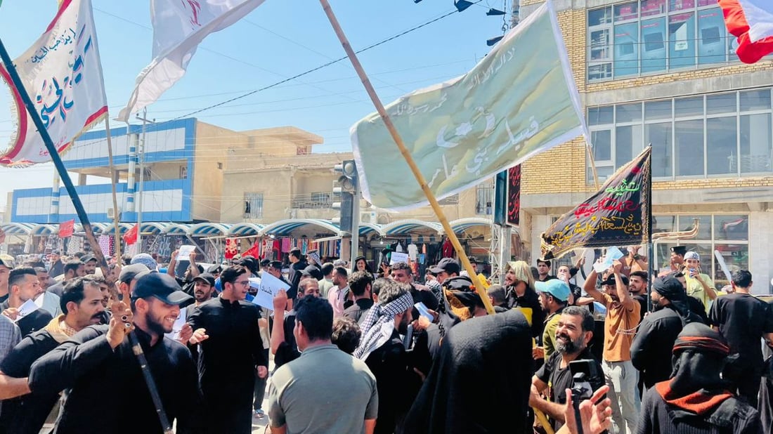 صور: تظاهرات في سوق الشيوخ للمطالبة بالخدمات.. الأمراض انتشرت