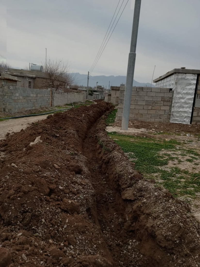 گوندی خەندەکە لە ناحیەی ژاراوە گرفتی کەمی ئاویان نەما