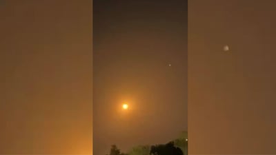 Drones intercepted over Erbil with falling debris causing damage