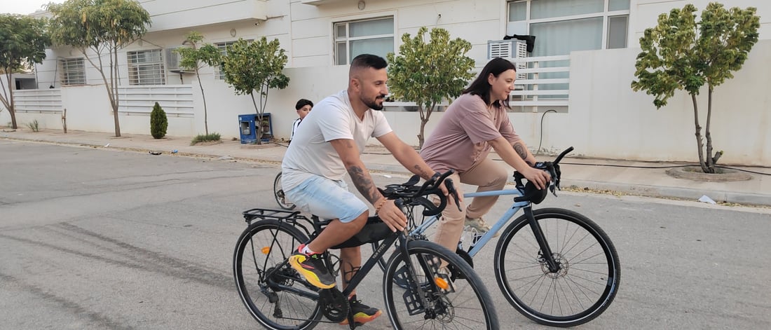 لە لەندەنەوە بە پایسیکل خۆیان گەیاندەوە کەلار