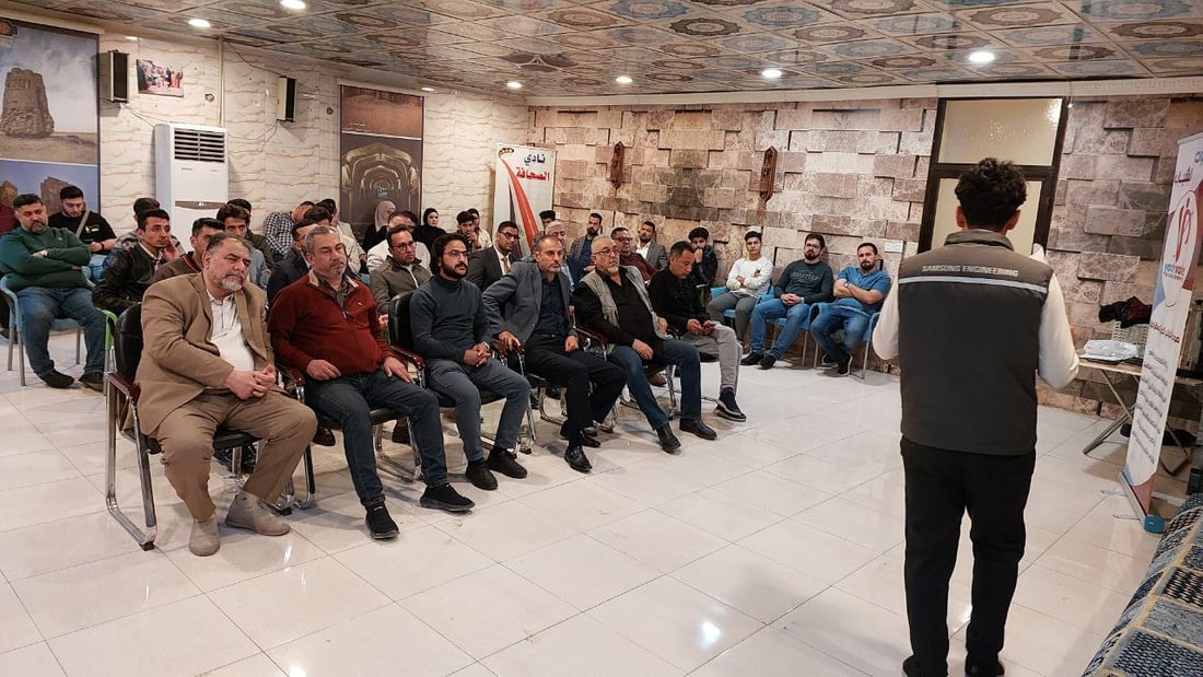 صور: ندوة لشبان وبنات كربلاء في نادي الصحافة.. نحو التأسيس لـ “سلطة خامسة”