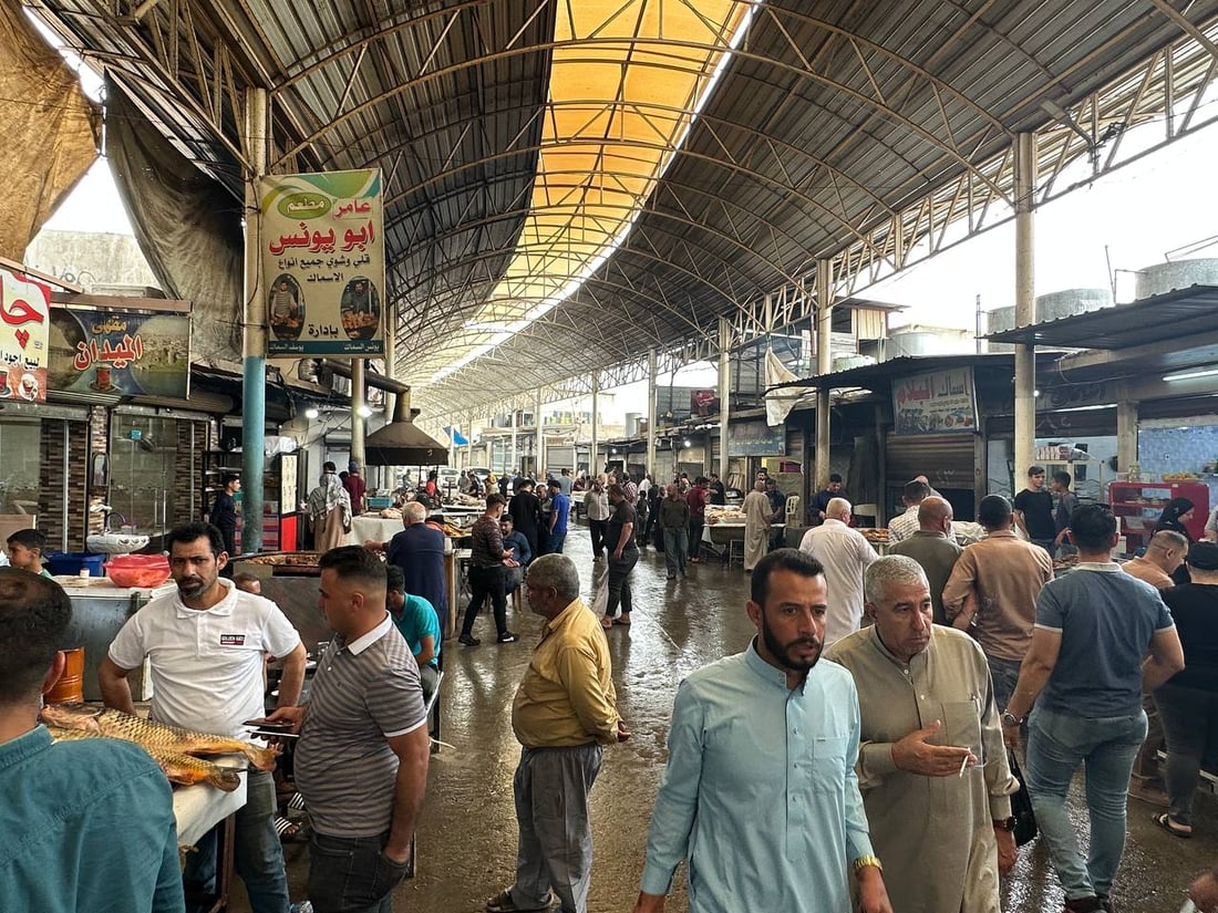 صور: أسماك المحافظات لم تصل الى سوق الميدان في الموصل.. والسعر ارتفع قليلاً