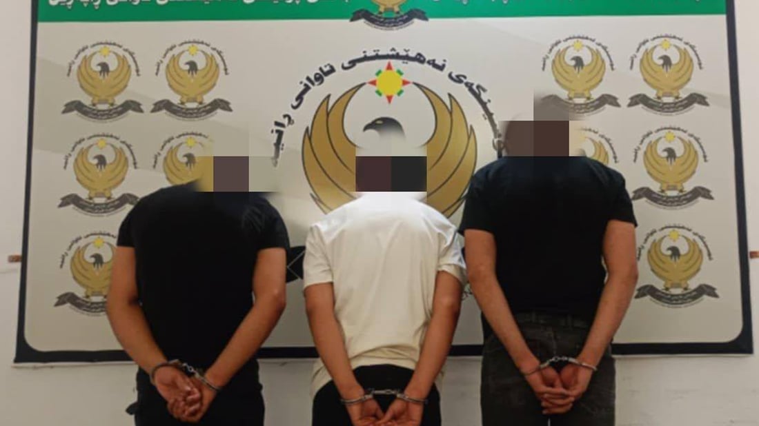 سێ تۆمەتبار لەسەر دزینی ئۆتۆمبێل لەلایەن پۆلیسی راپەڕینەوە لە چوارقوڕنە دەستگیرکران