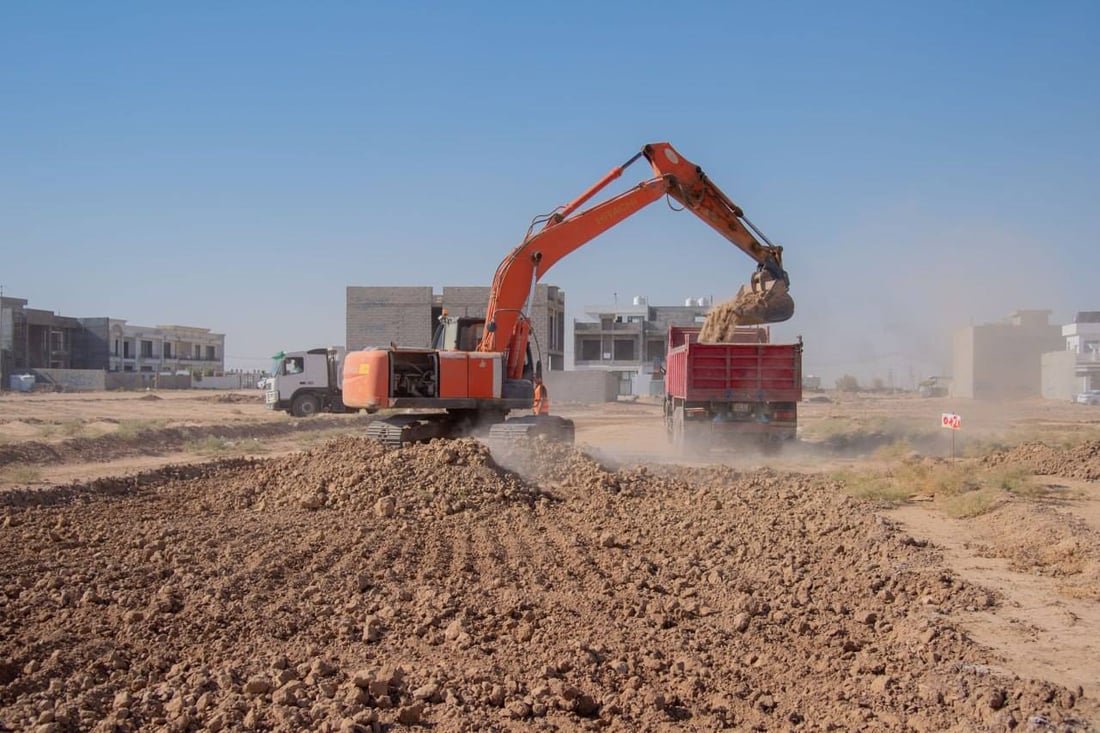 شارەوانی عەزمی جەزم کردووە؛ كاره‌كانی پڕۆژه‌ خزمەتگوزارییەکەی باغلومناره چڕتر ده‌كرێنەوە