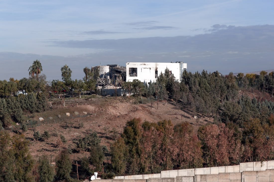 صور من مواقع القصف الإيراني في أربيل