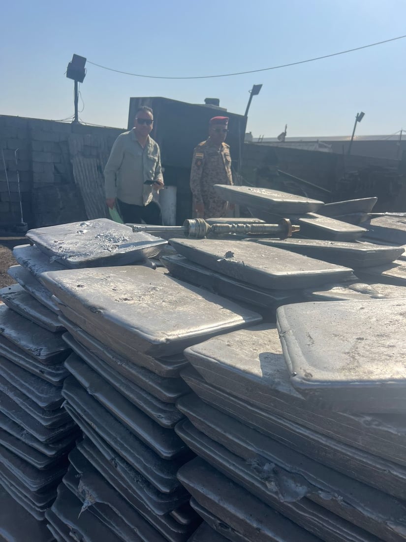 عمليات بغداد تتعقب مواقع صهر المعادن غير المجازة وتغلق 25 منها (صور)