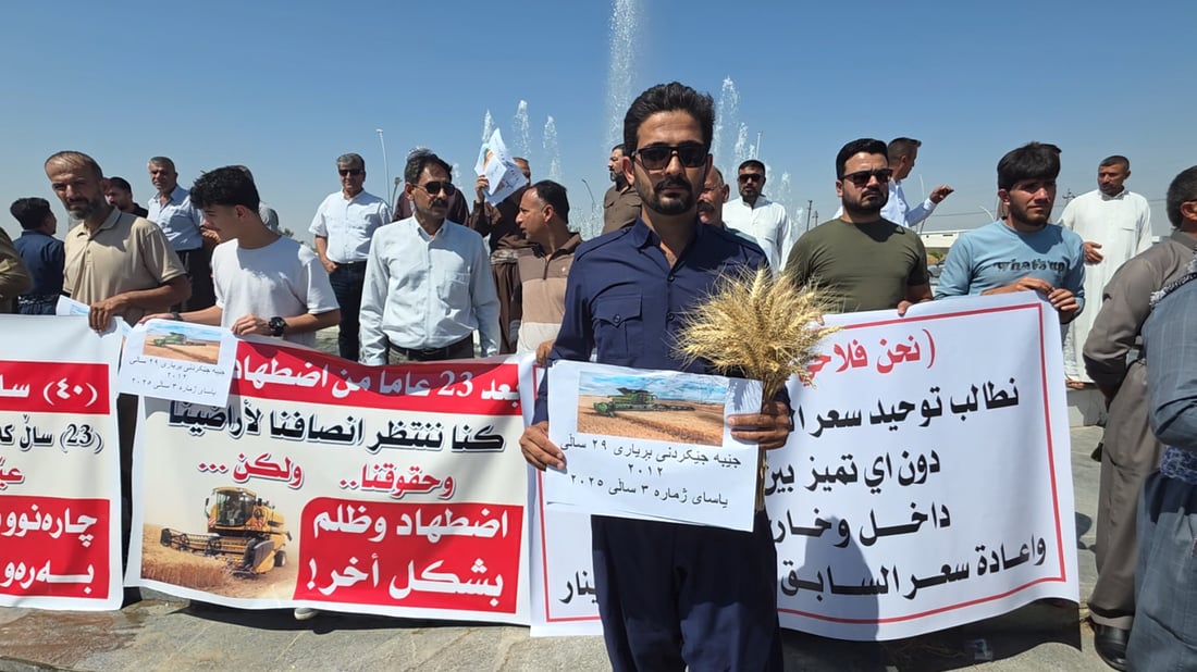 “جوتیارانی کەرکوک و داقوق دەتوانن گەنمەکانیان رادەستی سایلۆی عەبادات بکەن”