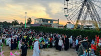 صور لامتلاء متنزه الخالص عن آخره.. 500 عائلة تحتفل بحصول 