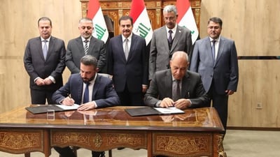 Ministry of oil signs contract to boost gas production in Nahr Bin Umar field