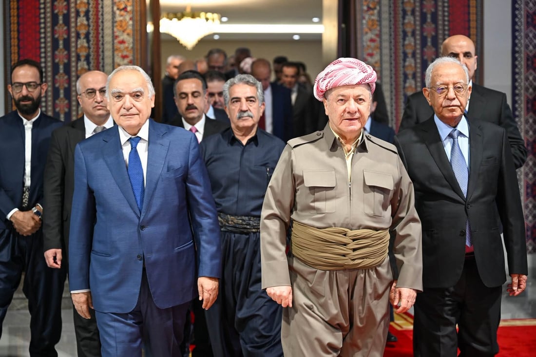 صور: البارزاني وفخري كريم يفتتحان الدورة 18 لمعرض أربيل الدولي للكتاب