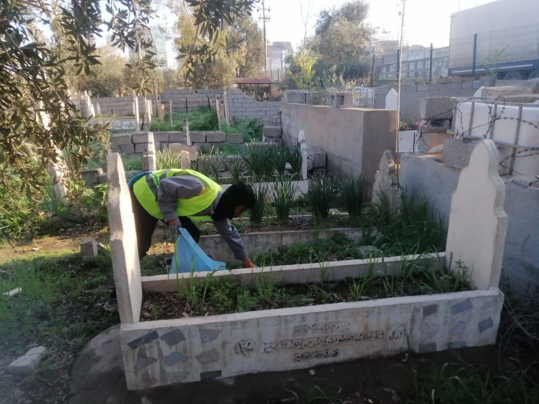 گۆڕستانەکانی هەولێر بۆ سەردانیکارانی جەژن پاککرانەوە