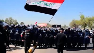 Protests erupt in Baghdad over salary scale discrepancies