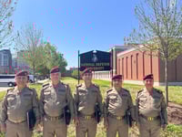 پێنج ئەفسەری پێشمەرگە لە ئەمریكا بەشداریی خولێكیان كر...