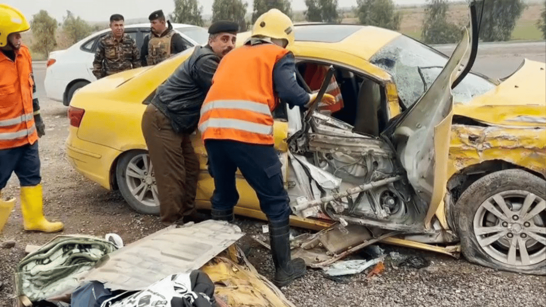 لە رێگای کەرکوک بۆ بەغدا بەهۆی رووداوی هاتوچۆ کەسێک گیانیلەدەستدا