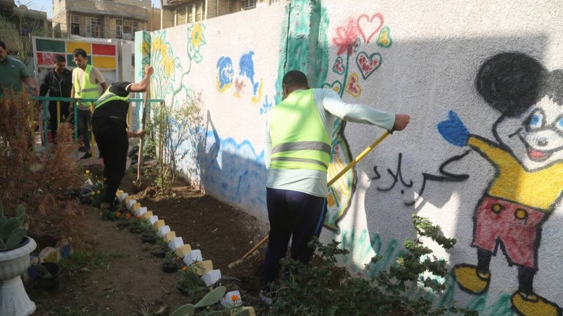 اختتام حملة “المدارس الخضراء” في مدينة الصدر.. بزراعة 13 ألف شجرة في 14 مدرسة