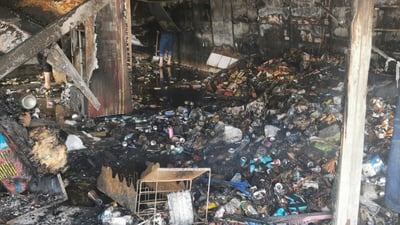 لە هەولێر مارکێتێک و دوکانێکی کولێرە سووتان