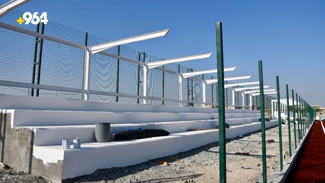 ExxonMobil-funded football stadium and sports project in Basra nearly completed