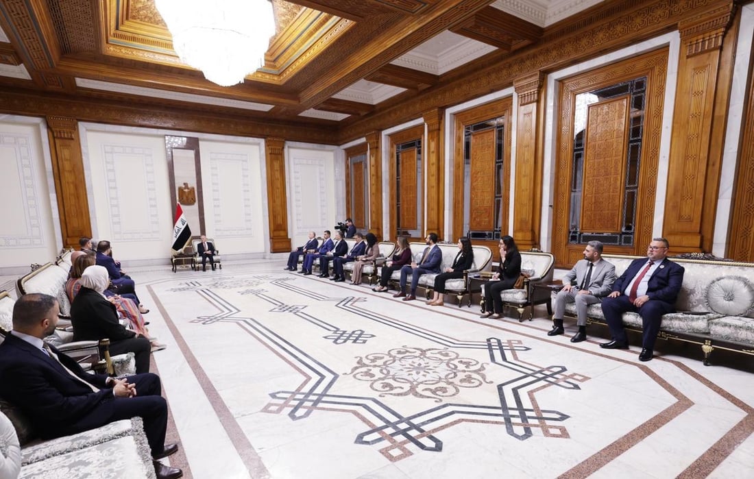 الرئيس رشيد للمراقبين الدوليين: العراق جاهز لانتخابات نزيهة وشفافة