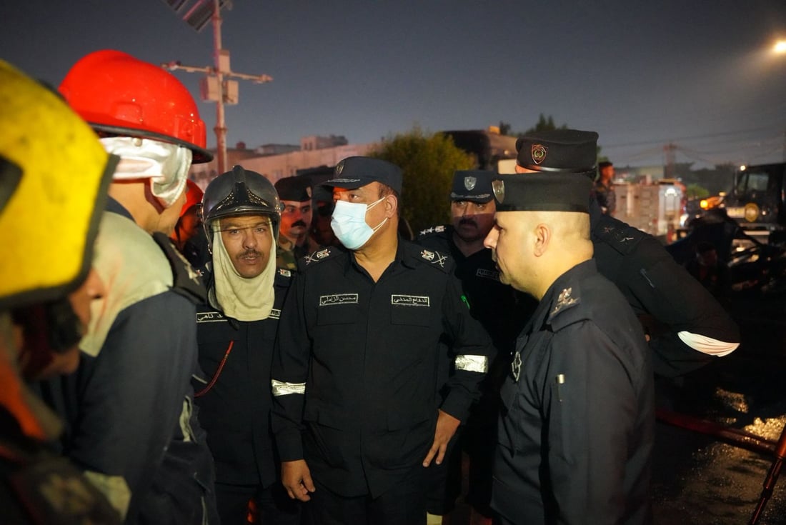 أخيراً السيطرة على حريق الطالبية والدفاع المدني يطالب بالتحقيق (صور)