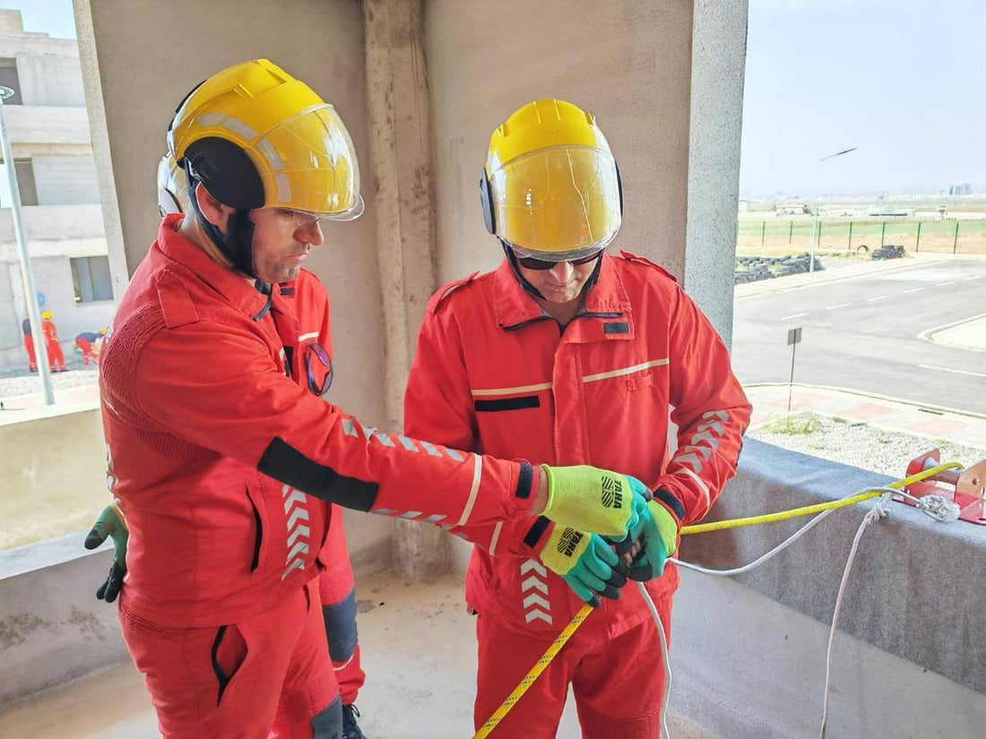 کارمەندانی بەرگری شارستانی هەولێر بوون بە پسپۆڕی رزگار کردن