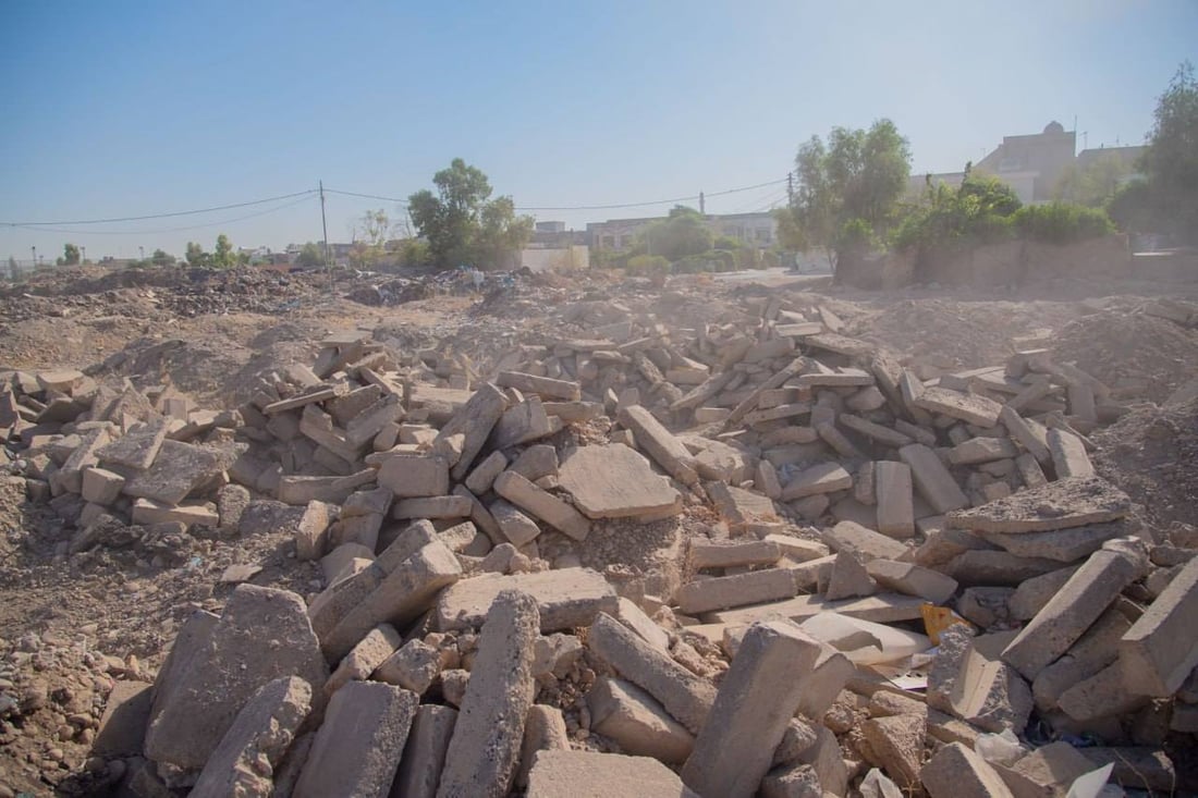 3000 گەڵابە خۆڵ لە گۆرەپانێک فڕێدرا 