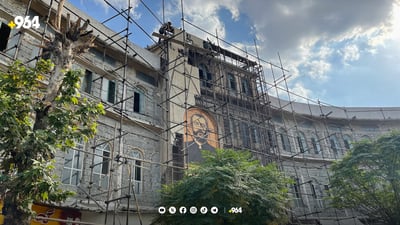 خشتی سلێمانی لە دەروازەی مەولەوی بەکاردەهێنرێت