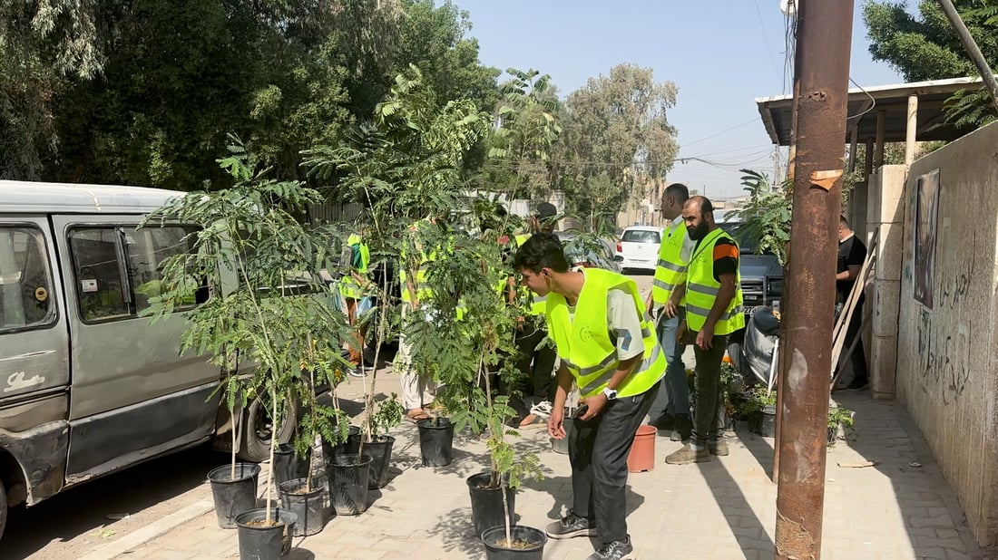Volunteers plant 10,000 trees in Husseiniya to mark decade-long greening campaign