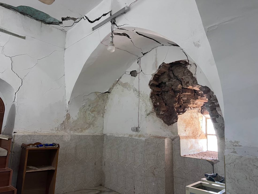 انهيار جزء من مقام الإمام زين العابدين.. داقوق تغلق الأبواب أمام الزوار مؤقتاً