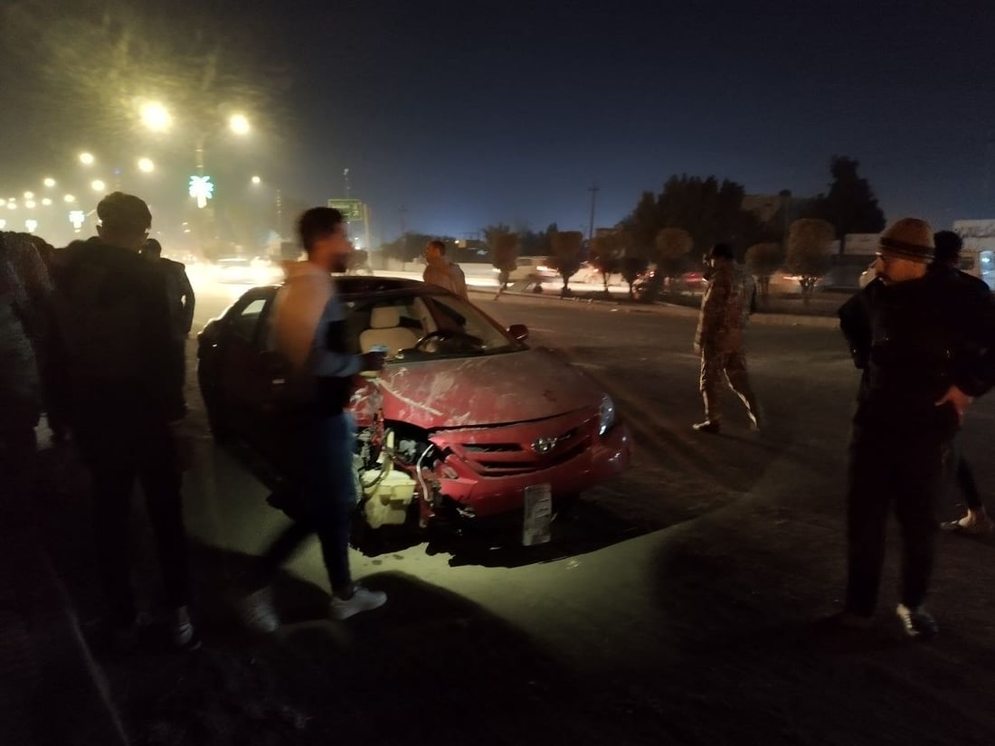 صور: محتفل متهوّر في بابل سيدفع 5 ملايين دينار بعد تدميره كاميرا حكومية