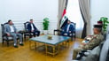 وفد الصدر في مكتب الزيدي لتسليم السلاح ودمج السرايا بالدولة
