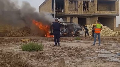 تماس يحرق “كيا” عامل في الكوت.. صاحبها كان يؤسس كهرباء أحد المنازل في الخاچية