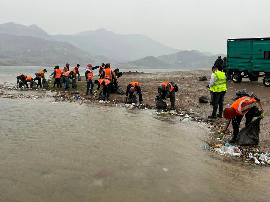 10 تۆن پاشماوه‌ له‌ به‌نداوى دهۆك ده‌هێندرا