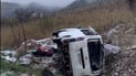 Bus carrying university students overturns in Duhok with 14 injured