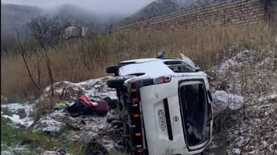 Bus carrying university students overturns in Duhok with 14 injured