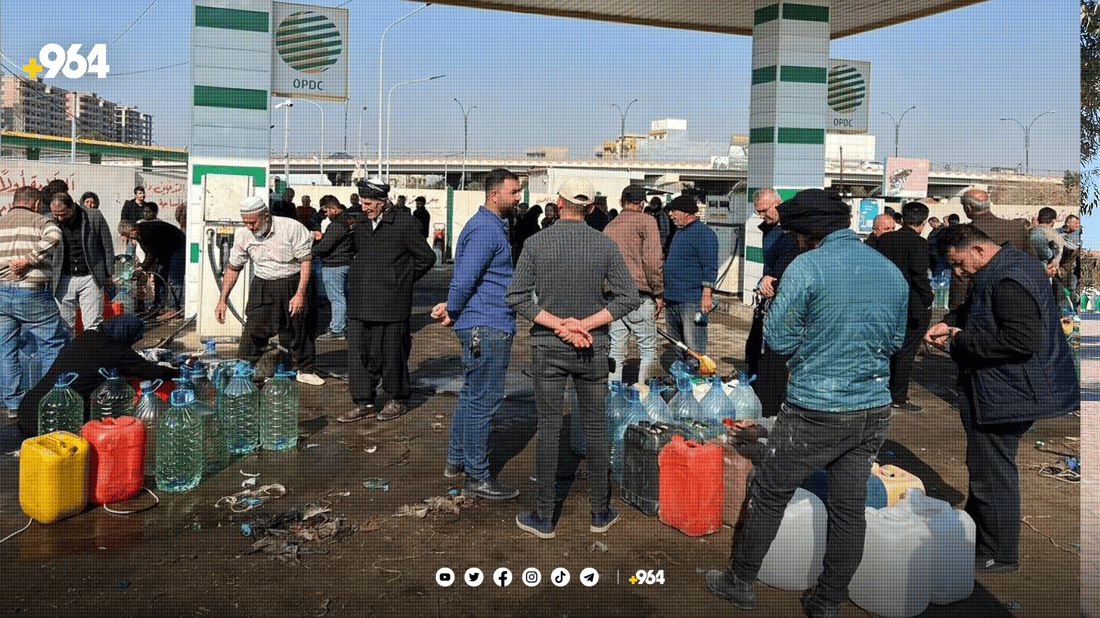 بەم گەرمایە لە کەرکوک نەوتی سپی بەسەر ماڵان دابەش دەکرت
