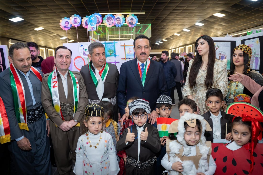 لەهەولێر 60 باخچەی ساوایان لە پێشانگایەکی هونەری کۆکرانەوە