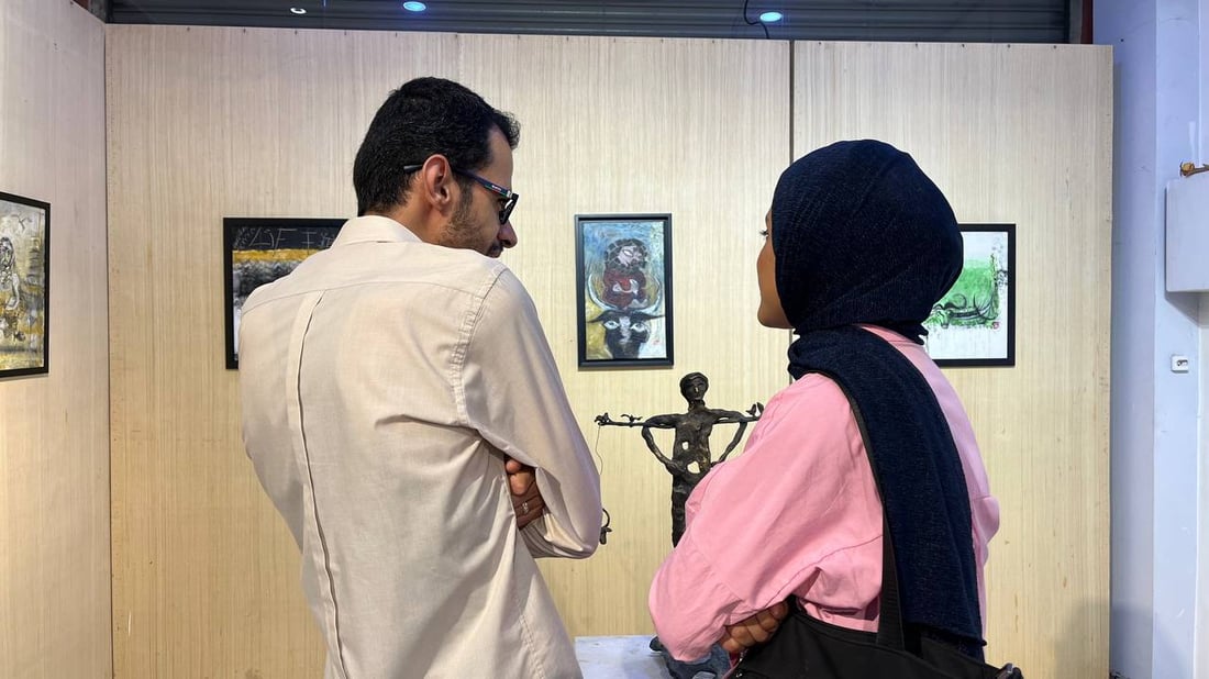 صور: نبراس جاءت لكاليري حامد سعيد.. البصرة تتفاخر باستضافة فناني العراق