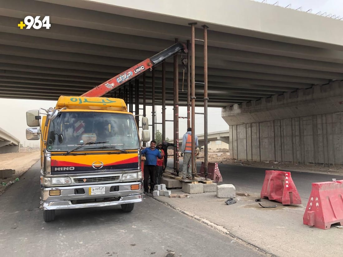 صور من مدخل بغداد: طريق “السكران” آمن ولائق وسريع.. أعمال صب الجسور انتهت