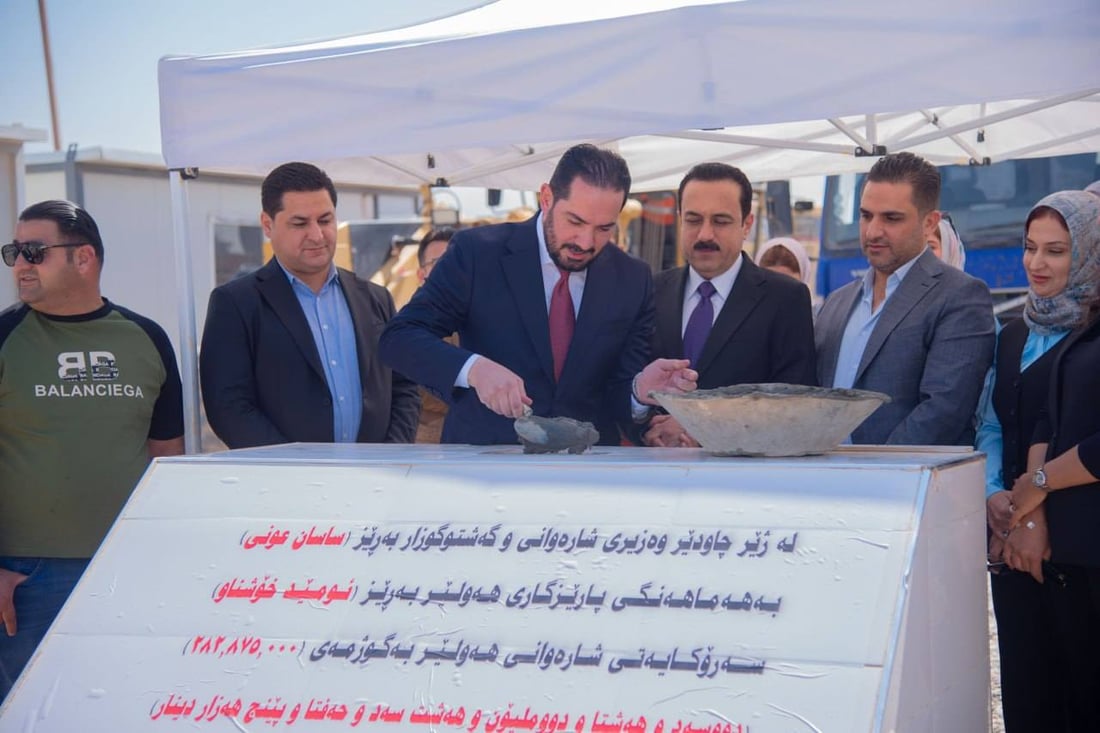 شەقامێکى 30 مەترى لە گەڕەکى هەولێری نوێ قیرتاو دەكرێ