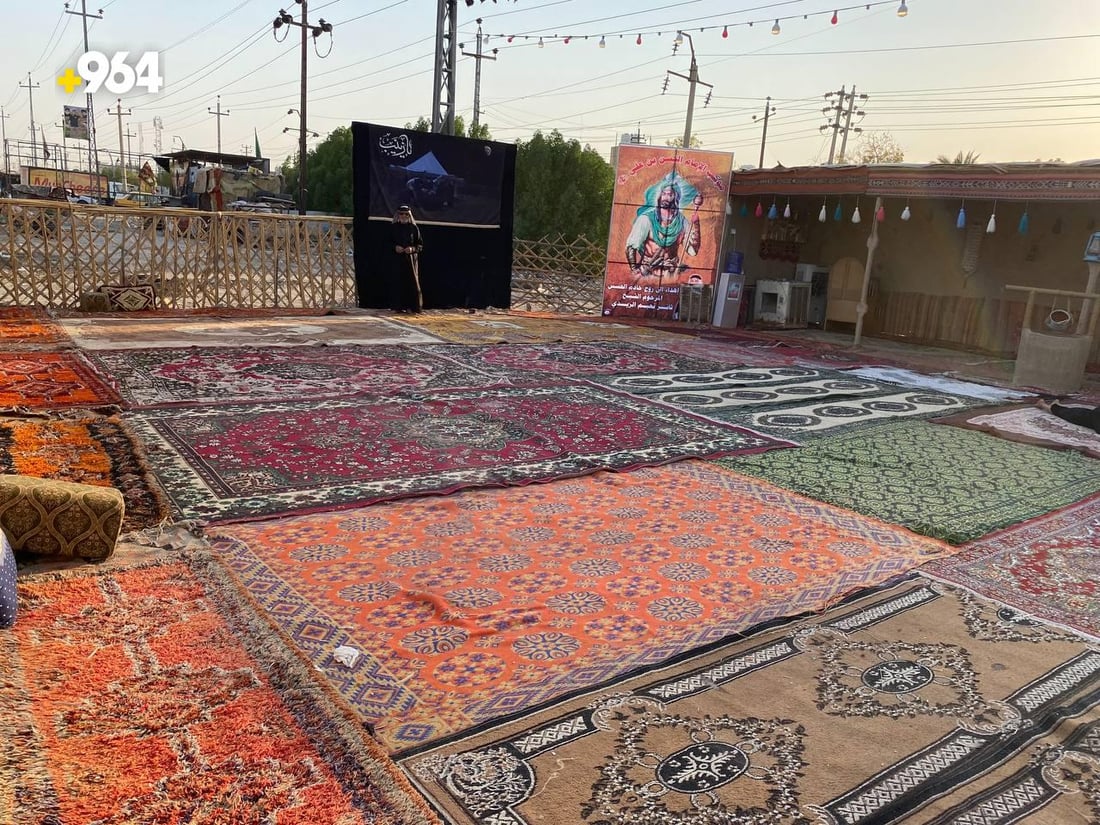 صور: مواكب ذي قار أوقدت تحت القهوة بانتظار “مشاية الأربعين”