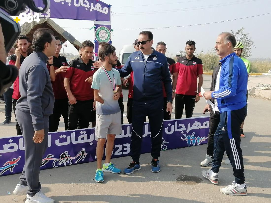 Marathon and cycling competition unites Babylon and Baghdad