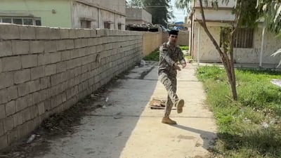 سەربازەکەی سوپای عێراق لێکۆڵینەوەی لەگەڵ دەکرێت