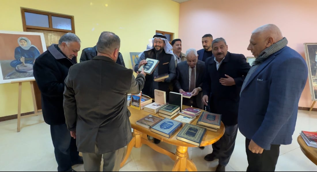 حديثة تقرأ تاريخ بغداد بمناسبة يوم اللغة العربية في البيت الثقافي (صور)