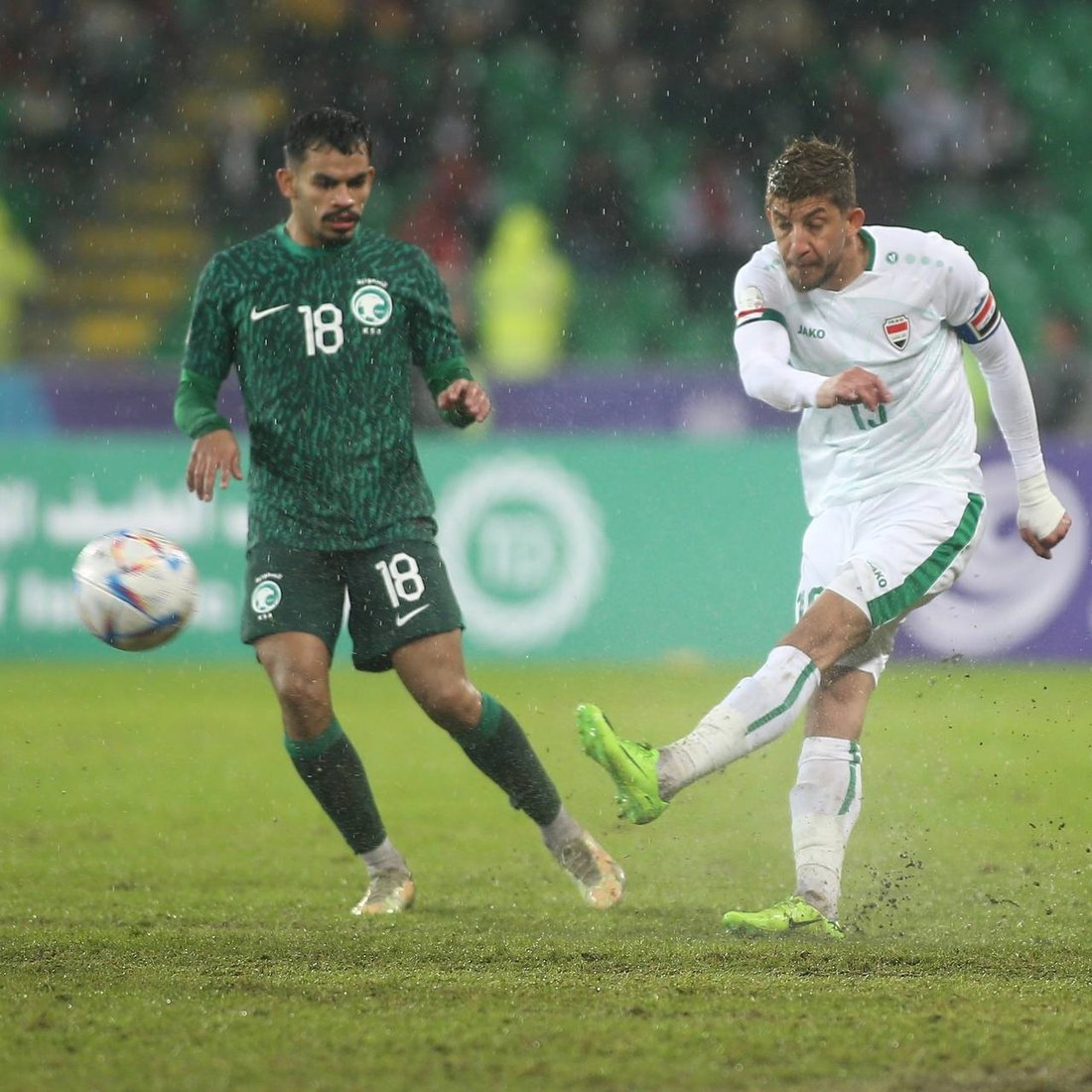 جولة صورية: العراق يتغلب على السعودية في كأس الخليج رغم غرق “جذع النخلة”