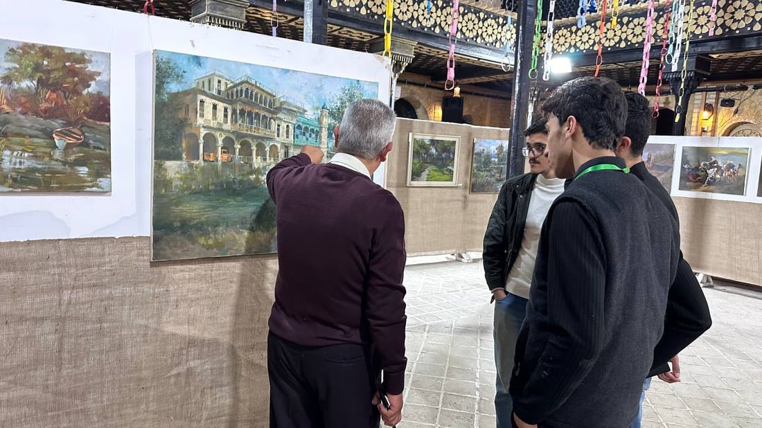 38 لوحة تشكيلية بفرشاة رسامي البصرة.. توثق معالم المدينة الشاخصة والمندثرة
