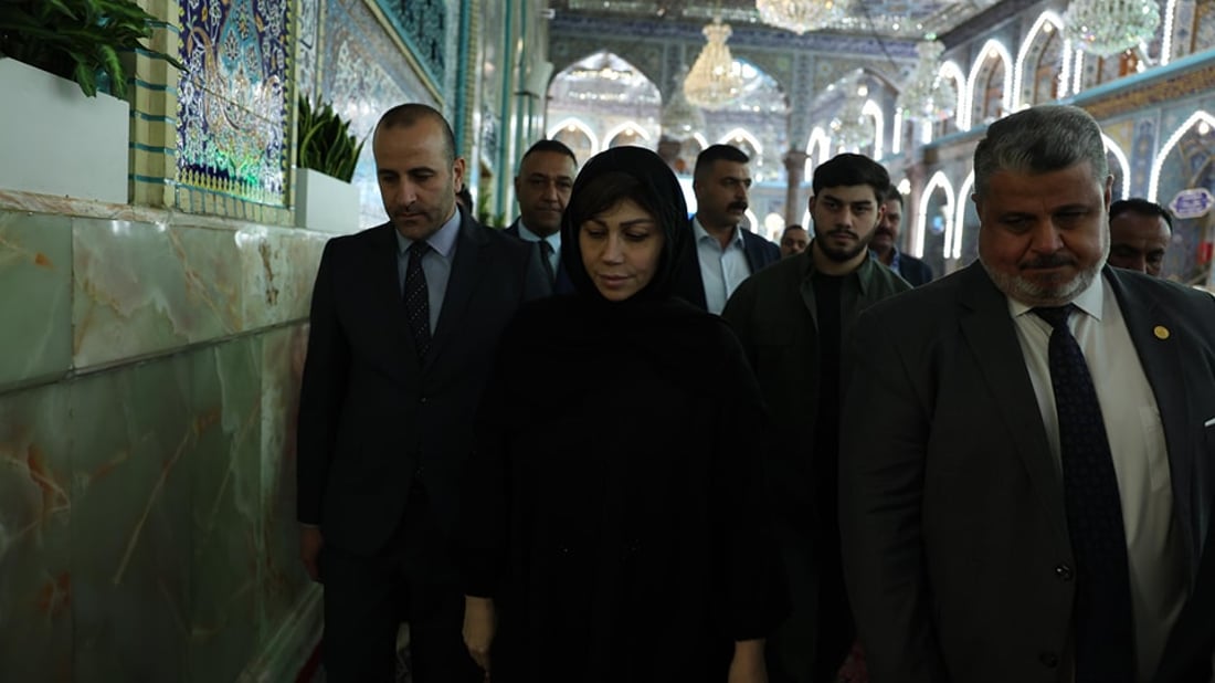وەزیری کۆچ و کۆچبەرانی عێراق پێشوازی لە ئاوارەکانی لوبنان دەکات