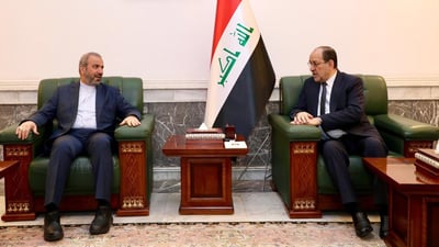 Al-Maliki meets Iran’s ambassador, calls for diplomatic action on Israel conflicts